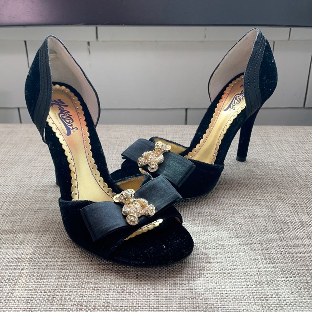 New Hale Bob pumps with teddy bear